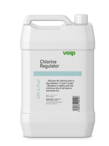 spa &amp; pool chlorine regulator 5 liter canister